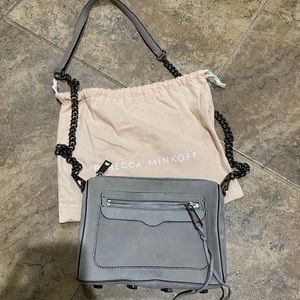 Rebecca Minkoff Grey suede Crossbody